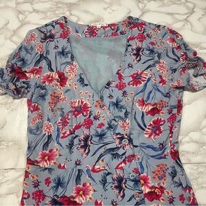 Willow & Clay Floral Wrap Dress